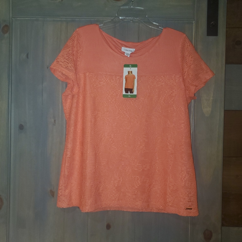 Calvin klein textured top